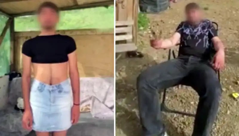 Hırsızları Yakalayarak Kadın Kıyafeti Giydirenler Sosyal Medyayı Salladı