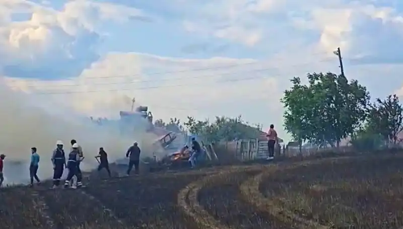 Tarlayı Kundaklayan Şahıs, Polisi 96 Saat Boyunca Peşine Düştürdü