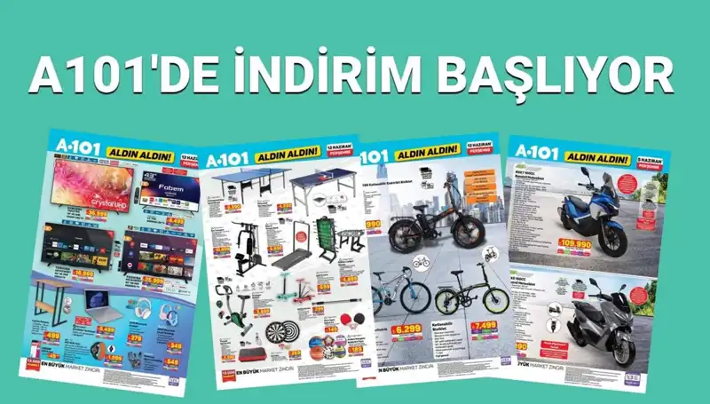 A101 12 Haziran Aktüel Kataloğu: Elektronik ve Eşya İhtiyaçlarınızı Karşılayın!