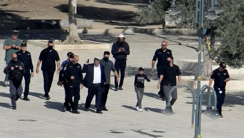 İsrailli Bakanın Mescid-i Aksa’ya Yine Yönelik Provokatif Baskını