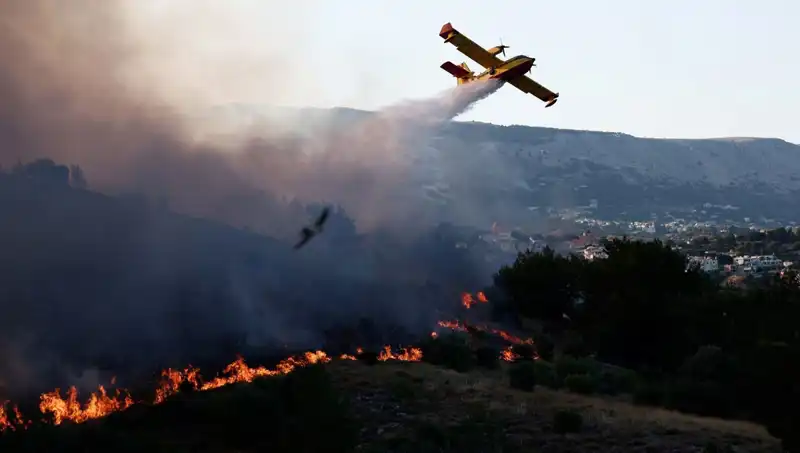 Sakız Adası'ndaki Orman Yangını Kontrol Altına Alındı: Doğa Yeniden Yeşerecek